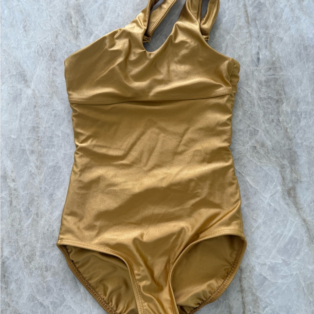 Five dancewear Gold Slay leotard